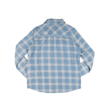 Carregar imagem no visualizador da galeria, Camisa de flanela feminina da WSL (azul)